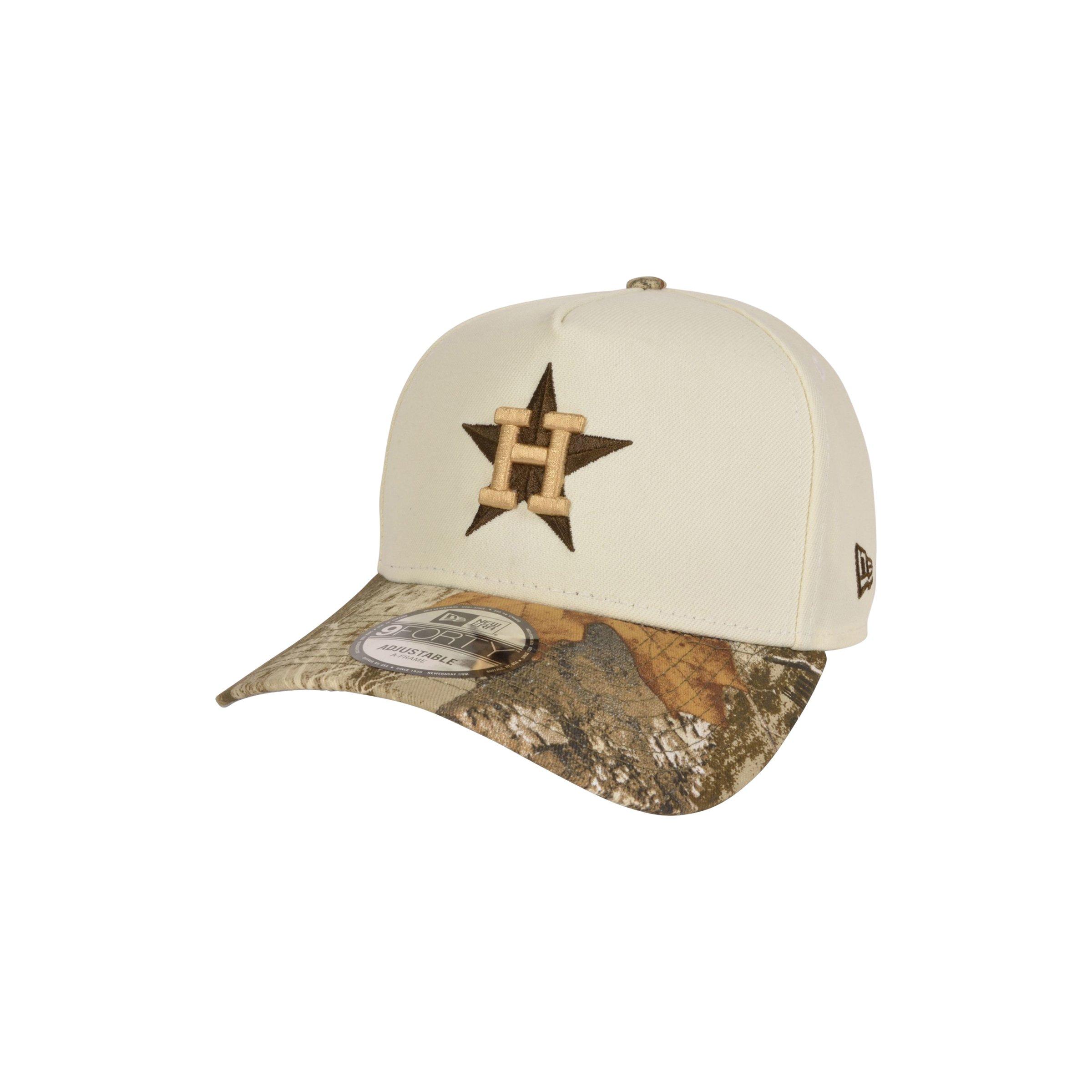 New Era Houston Astros 9FORTY '86 All Star Game Snapback Hat - Cream/Camo - CREAM